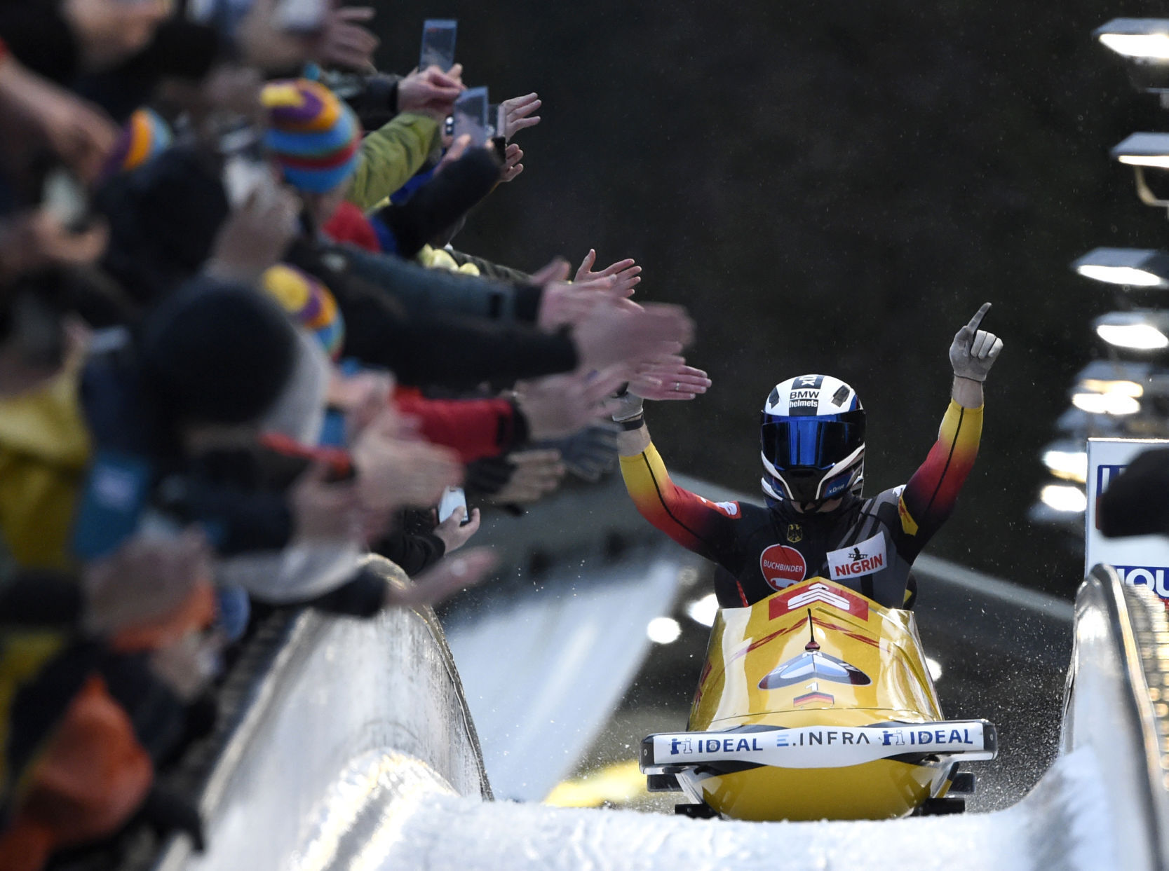 APTOPIX Germany Bobsled Worlds